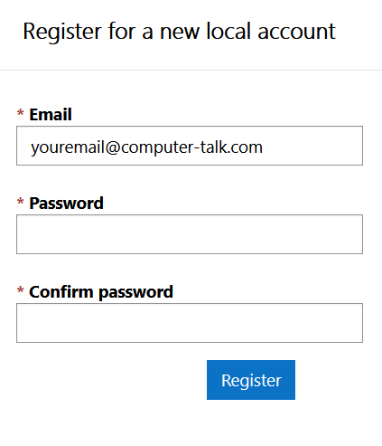 A screenshot of a computer login<br><br>Description automatically generated